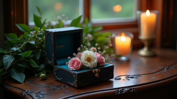 Personnalisez votre boîte à alliances pour un mariage unique